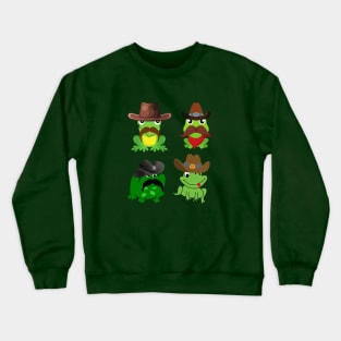 Cowboy Frog Crewneck Sweatshirt